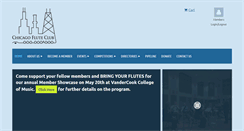 Desktop Screenshot of chicagofluteclub.org